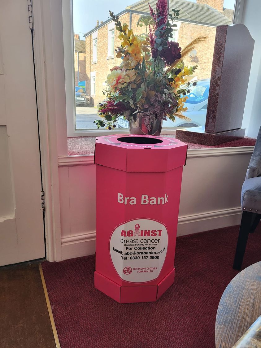 Bin your bra at the 'Bra Bank' and raise money for breast cancer charity!